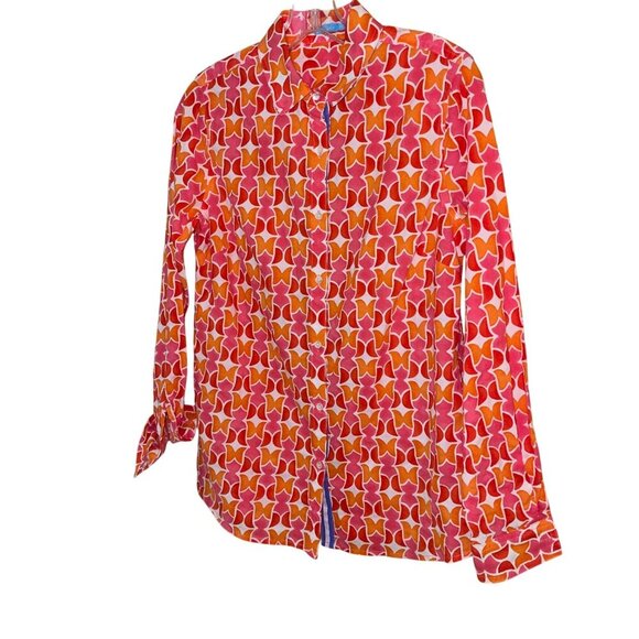J Mclaughlin Womens Shirt Size XS Multicolor Bundle of 2 Button Up Long Sleeve - Picture 3 of 8